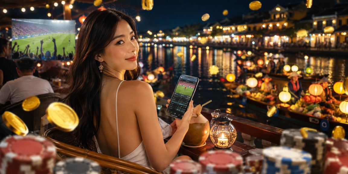 Người dùng tra cứu FAQ pcc1 tại quán cà phê Hội An