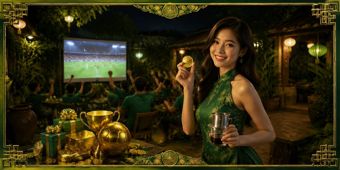Người hâm mộ bóng đá tại Ninh Bình ngồi quán cà phê theo dõi trận đấu và đặt cược trực tuyến trên điện thoại